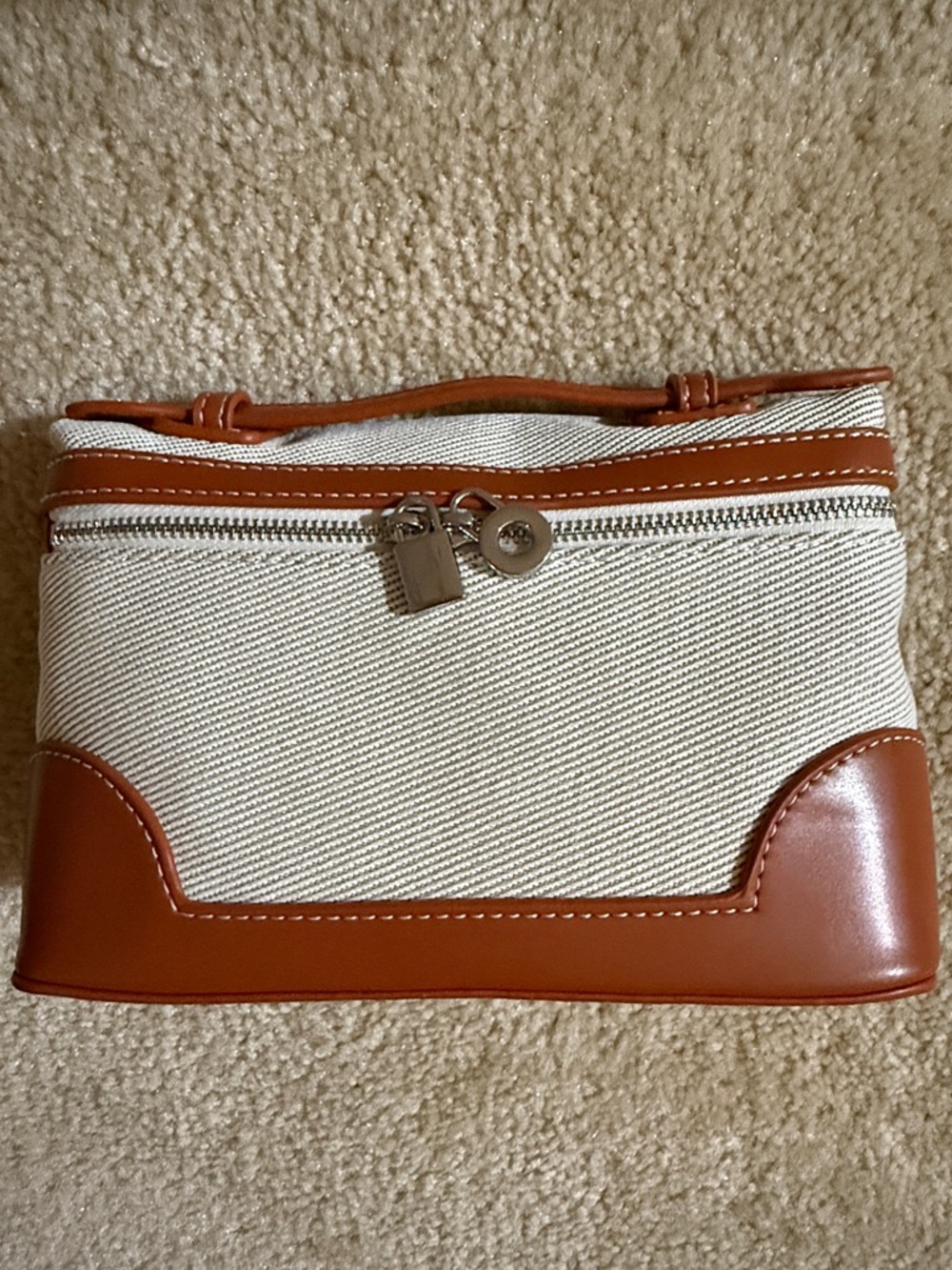 Women's Clutch/Crossbody Bag canvas with trim